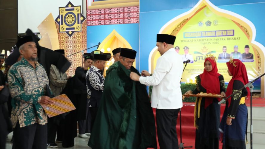 Bupati Pakpak Bharat Membuka Pelaksanaan Musyabaqah Tilawatil Qu’an (MTQ) ke-22 Tingkat Kabupaten Pakpak Bharat