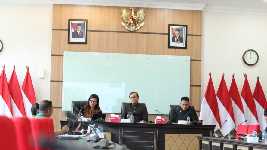 Wakil Bupati Pakpak Bharat Menerima Audensi Perwakilan Bakti Tanoto Foundation di Ruang Rapat Garuda Kantor Bupati