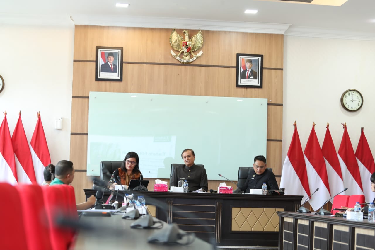 Wakil Bupati Pakpak Bharat Menerima Audensi Perwakilan Bakti Tanoto Foundation di Ruang Rapat Garuda Kantor Bupati