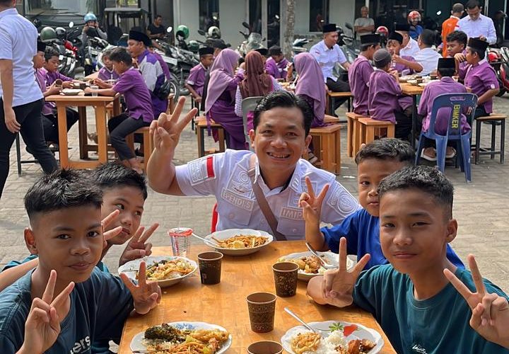 Rutan Kelas I Medan Gelar Makan Gratis Dengan Anak-Anak Panti Asuhan