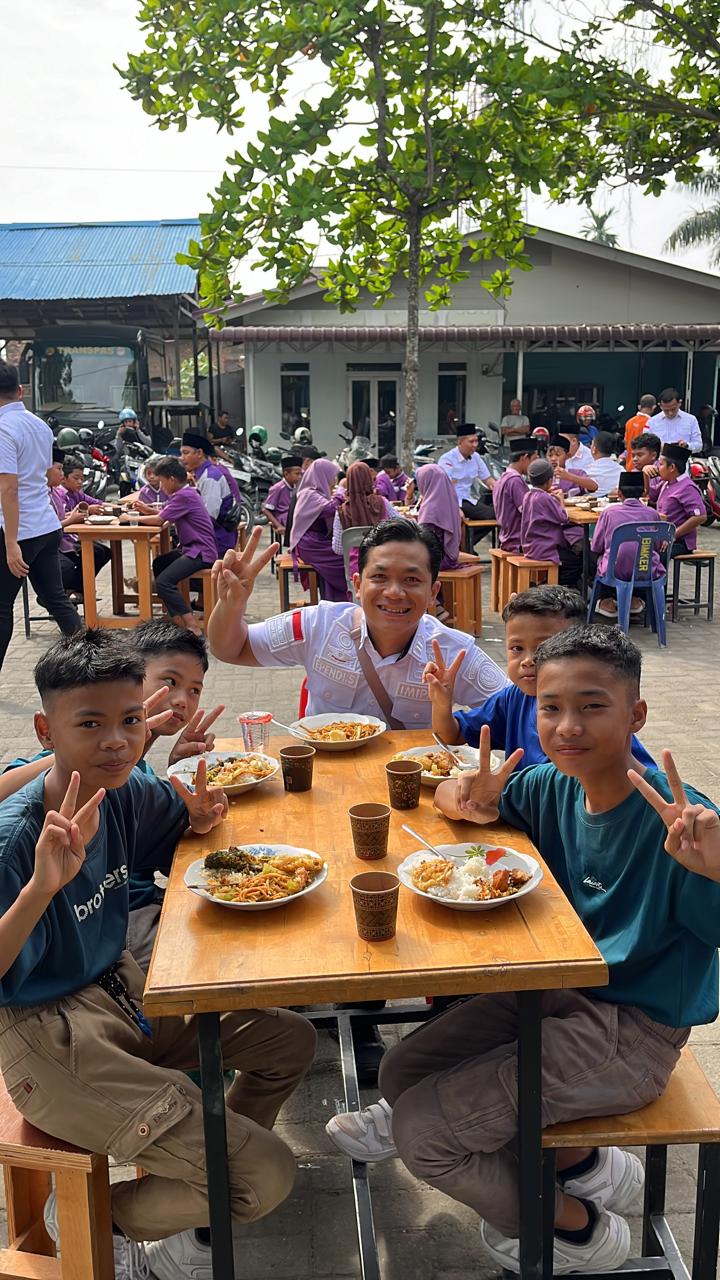 Rutan Kelas I Medan Gelar Makan Gratis Dengan Anak-Anak Panti Asuhan