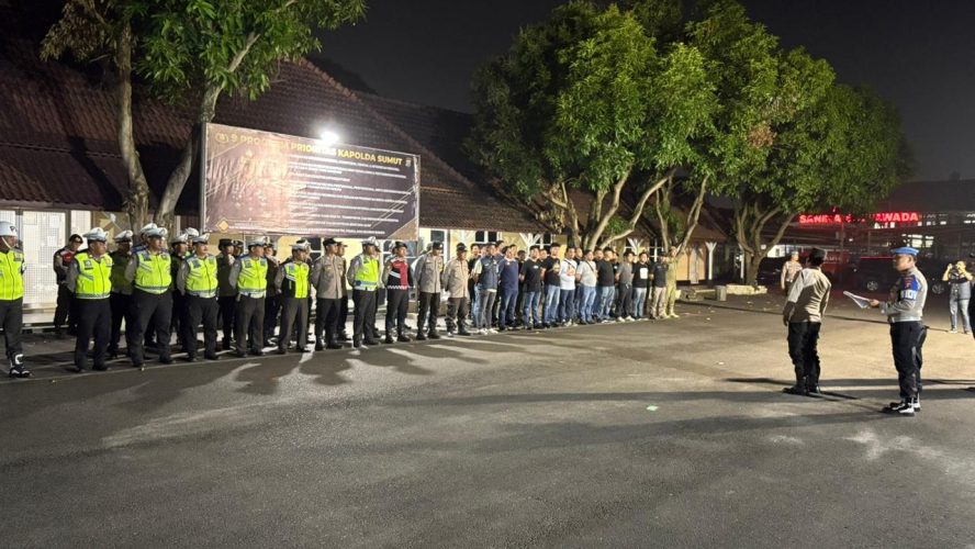 RAZIA GABUNGAN TEMPAT HIBURAN MALAM, POLRES BINJAI AMANKAN 3 TERDUGA BESERTA EKSTASI