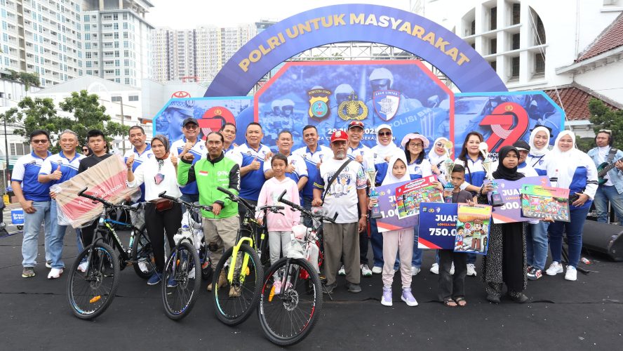 Semarak Car Free Day HUT Bhayangkara Ke-79 di Merdeka Walk Medan: Wakapolda Sumut Ajak Masyarakat Hidup Sehat dan Dekat Dengan Polri