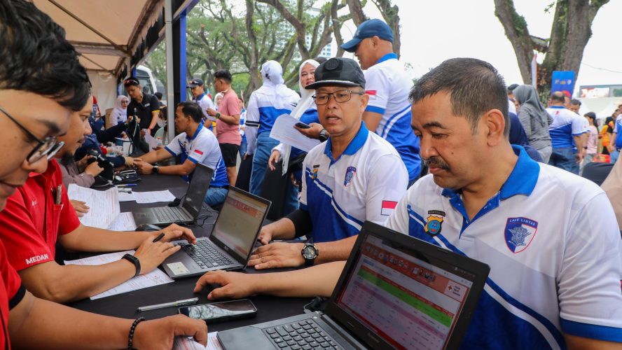 Momen HUT Bhayangkara Ke-79, Polda Sumut Bersama Masyarakat Donor Darah Untuk Sesama