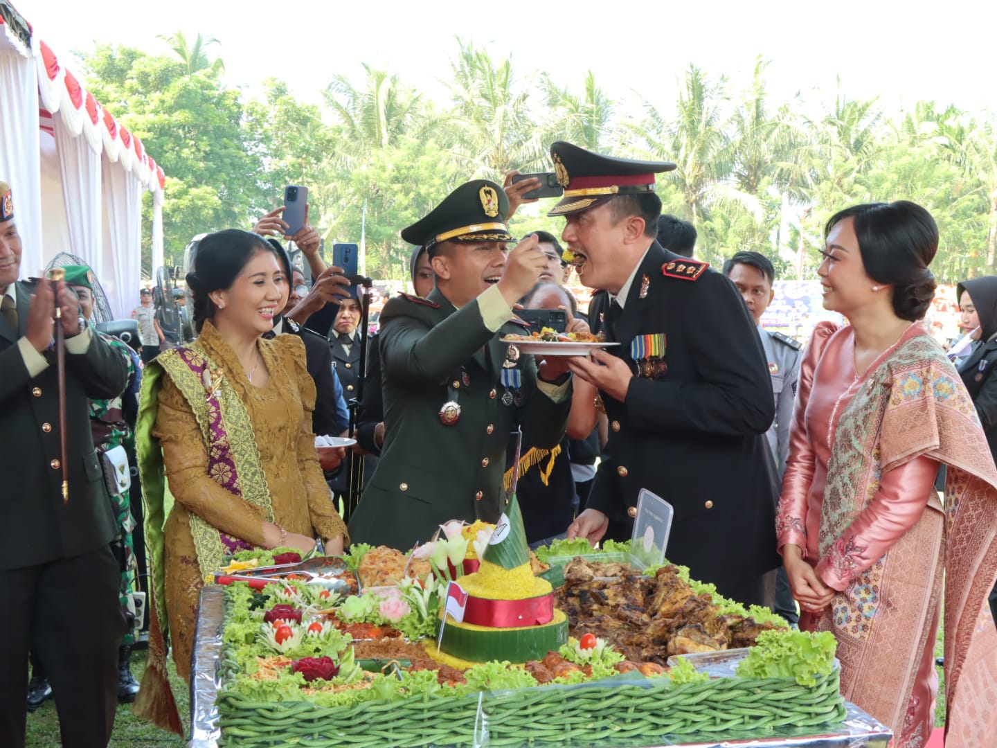Peringati Hari Bhayangkara Ke-79 Polres Binjai Meriahkan Lapangan Swadiri Desa Tandem Hilir
