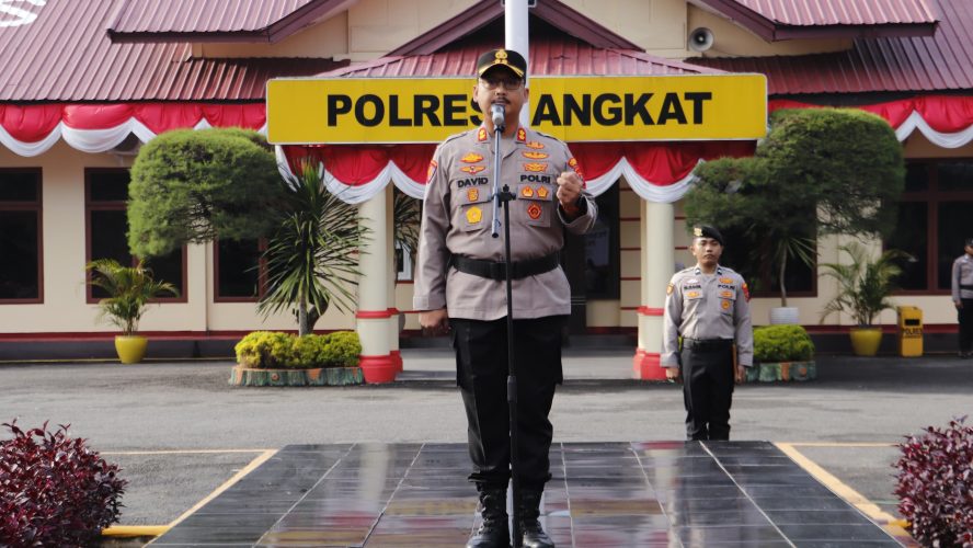 69 Personel Polres Langkat Naik Pangkat, Kapolres: Jadikan Motivasi Untuk Terus Mengabdi