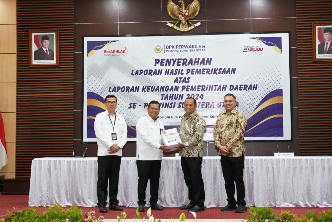 Pemerintah Kabupaten Pakpak Bharat Kembali Meraih WTP Tahun 2024.