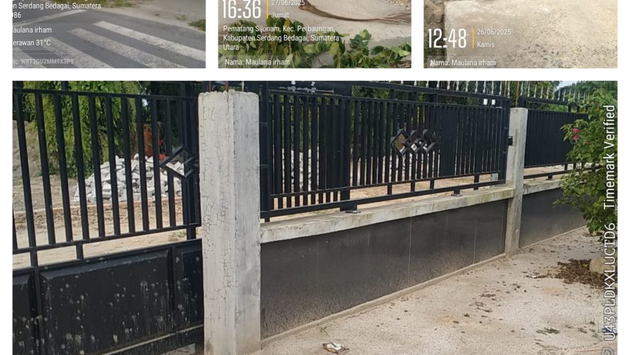 DIDUGA PROYEK DI DESA PEMATANG SIJONAM TIDAK ADA PAPAN INFORMASI MELANGGAR UU KIP DAN PERPRES.