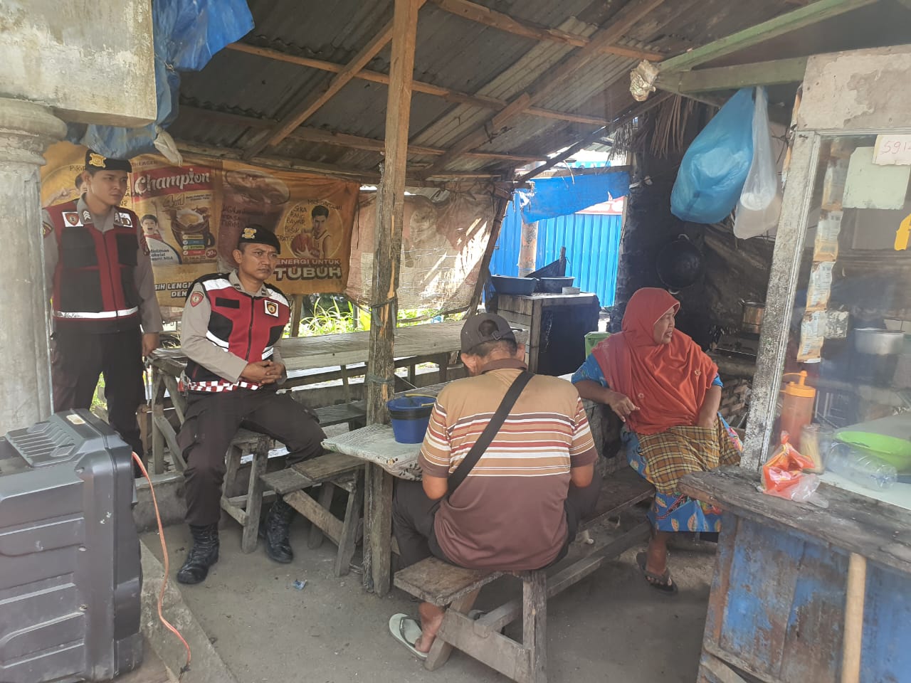 Personel Sat Samapta Polres Langkat Laksanakan Patroli Presisi Demi Wujudkan Kamtibmas Kondusif