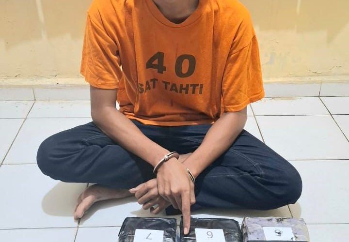 Modus Gunakan CPU Komputer, Polsek Sei Tualang Raso Cegat Penumpang Becak Bawa Narkoba 7,54 Kg