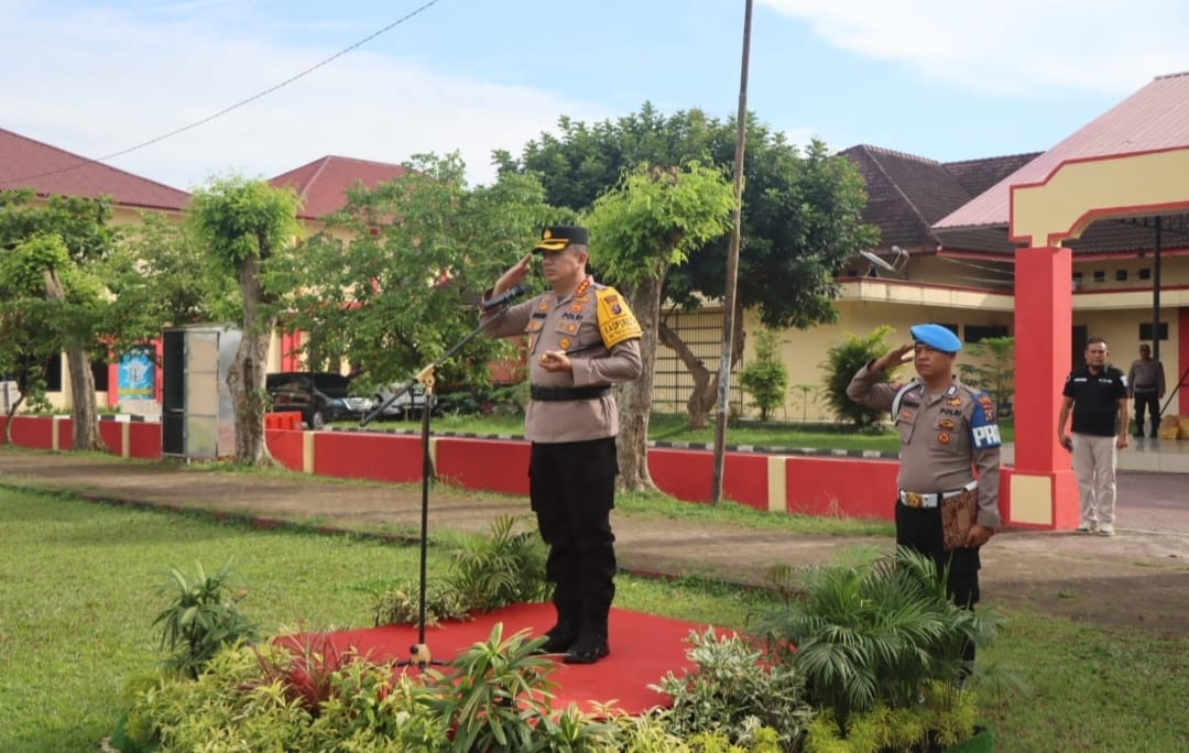 Polresta Deli Serdang Laksanakan Apel Gelar Pasukan Operasi Patuh Toba 2025, Tegaskan Komitmen Tertib Berlalu Lintas dan Keselamatan Masyarakat