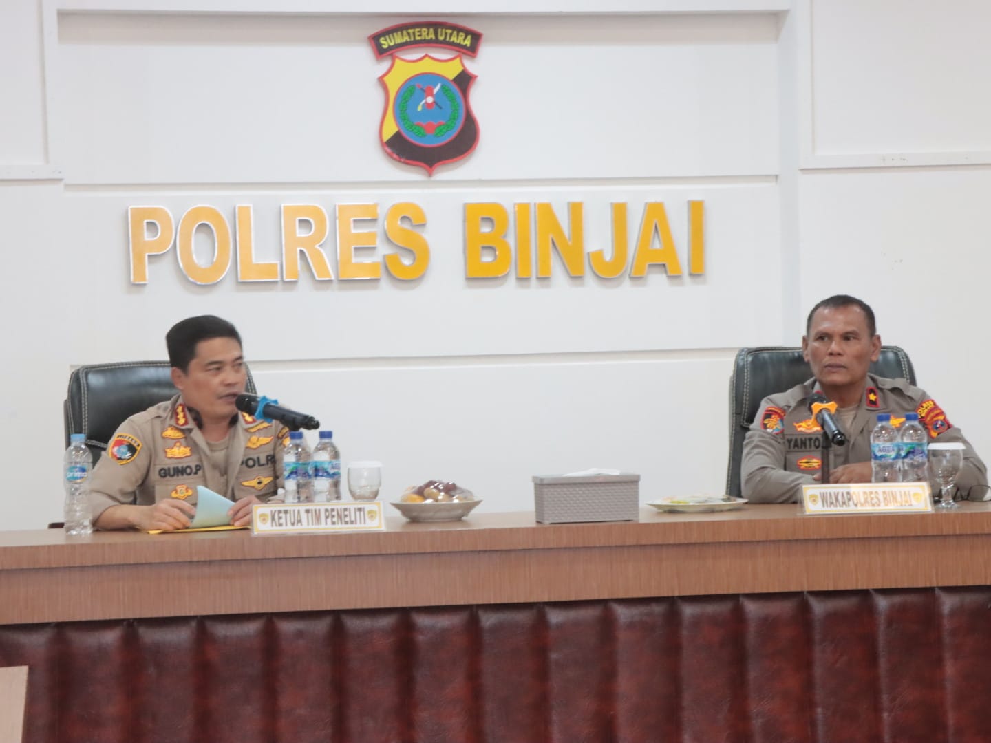 Tim Puslitbang Polri Berkunjung Ke Polres Binjai