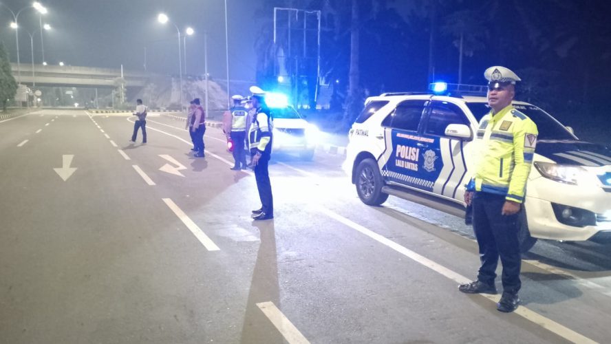 Polres Langkat Kerahkan Personel Lakukan Patroli Malam Hari Antisipasi 3C dan Premanisme