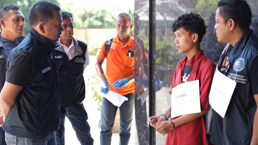 Ditresnarkoba Polda Sumut Gelar Prarekonstruksi Kasus Narkoba di Mahkota Hall & KTV Tersya