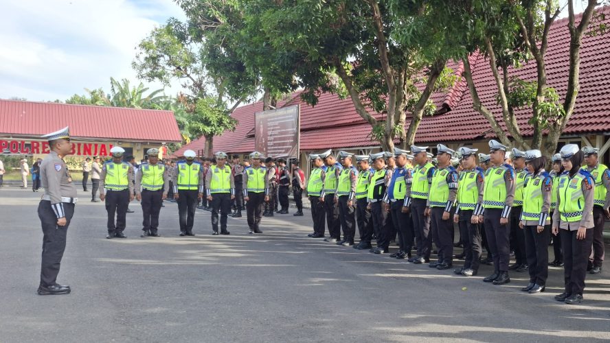 Sebelas Hari Berlangsungnya Operasi Patuh Toba-2025, Polres Binjai Tindak 517  Pelanggaran