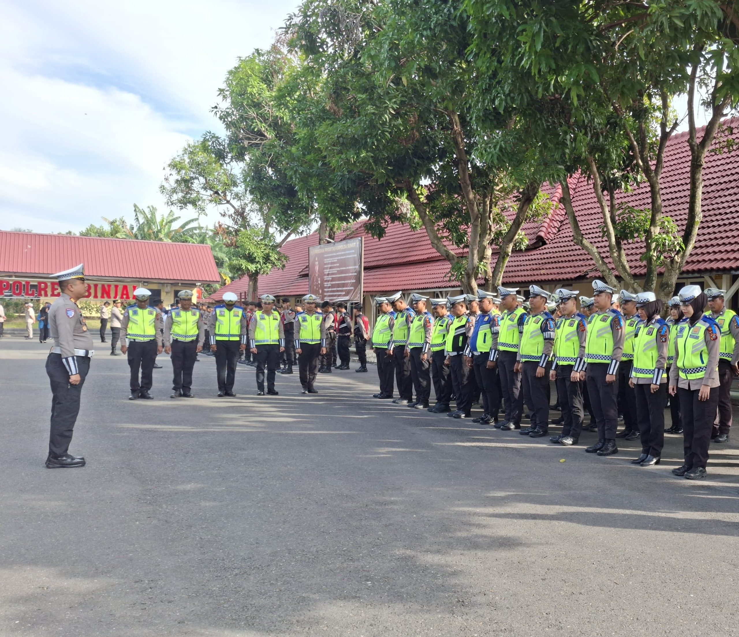 Sebelas Hari Berlangsungnya Operasi Patuh Toba-2025, Polres Binjai Tindak 517  Pelanggaran