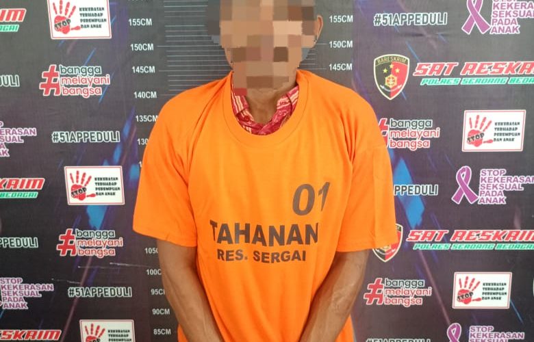 Kapolres Sergai Tegas Tangani Hukum Kriminal, Pelaku Pemerkosaan Lansia Diamankan Sat Reskrim Polres Sergai