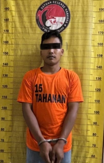 Tawarkan Sabu Terhadap Petugas, Seorang Pria Di Gelandang Ke Polres Binjai