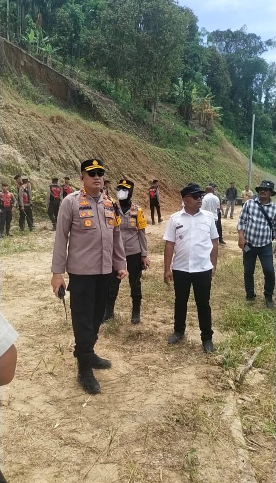 Polresta Deli Serdang Berhasil Amankan Kegiatan Eksekusi Lahan Bendungan Lau Simeme