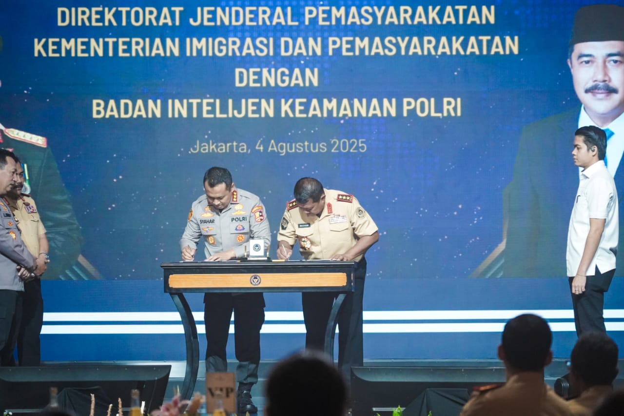 Perkuat Sinergi, Kemenimipas–Polri Teken Nota Kesepahaman dan Perjanjian Kerja Sama