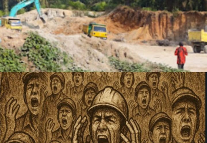 Lingkungan Menjadi Porak Poranda Rusak Akibat Galian C Yang Di Lakukan Oknum Tidak Bertanggung Jawab Masyarakat Naga Kesiangan Meradang.