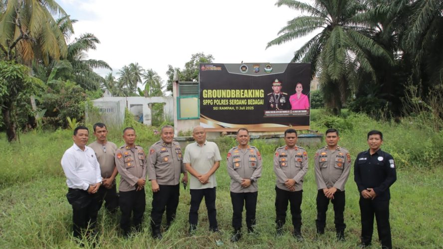 Polres Sergai Lakukan Peninjauan, Pengecekan Serta Pengukuran Lahan Untuk Pembangunan Gedung SPPG Polres Sergai Ke-2