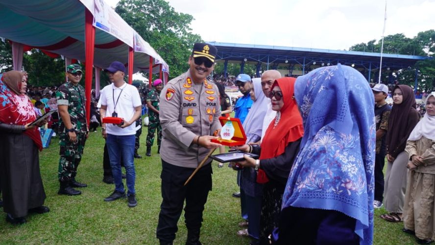 Kapolres Langkat Hadiri puncak Peringatan BBH Yang Ke-78 Pangkalan Berandan