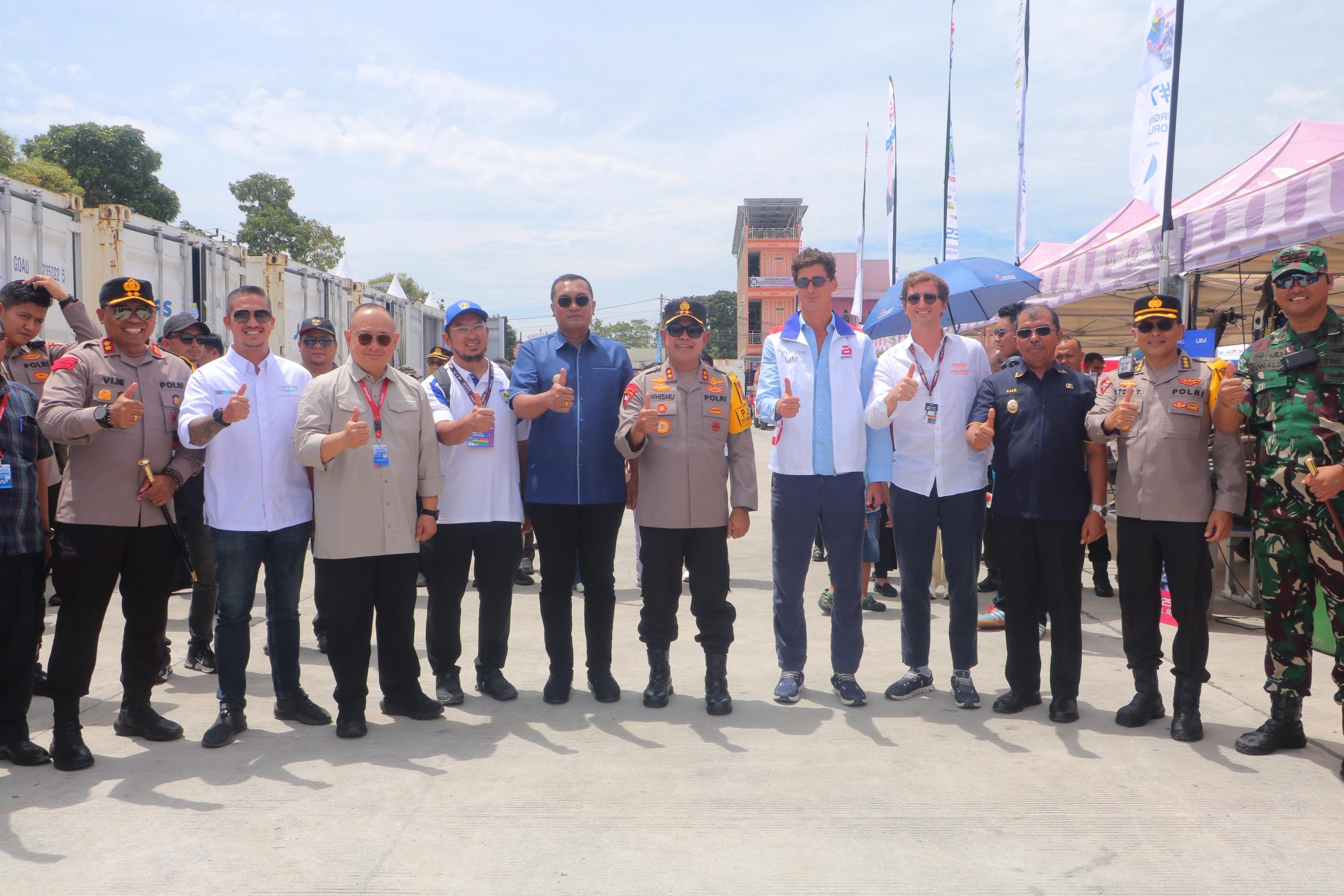 Kapolda Sumut Tinjau Pengamanan dan Kesiapan Event Aquabike & F1H2O di Danau Toba
