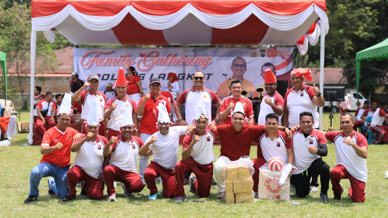 Semarak HUT RI Ke-80 , Polres Langkat Laksanakan Kegiatan Family Gathering