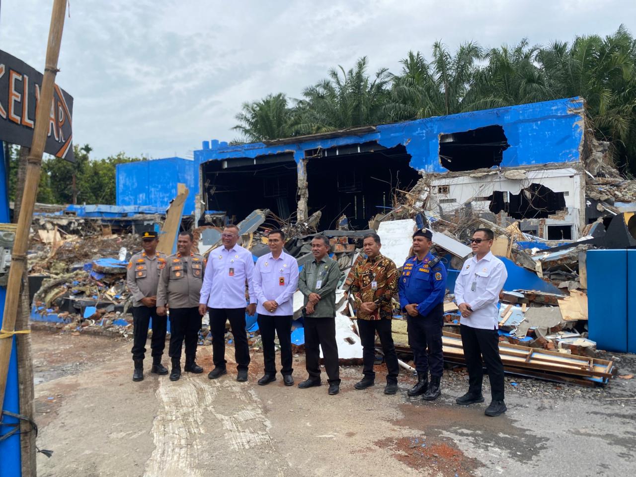 Peninjauan Lokasi Ex THM Marcopolo,CDI Dan New Blue Star Oleh Kemenko Polkam RI