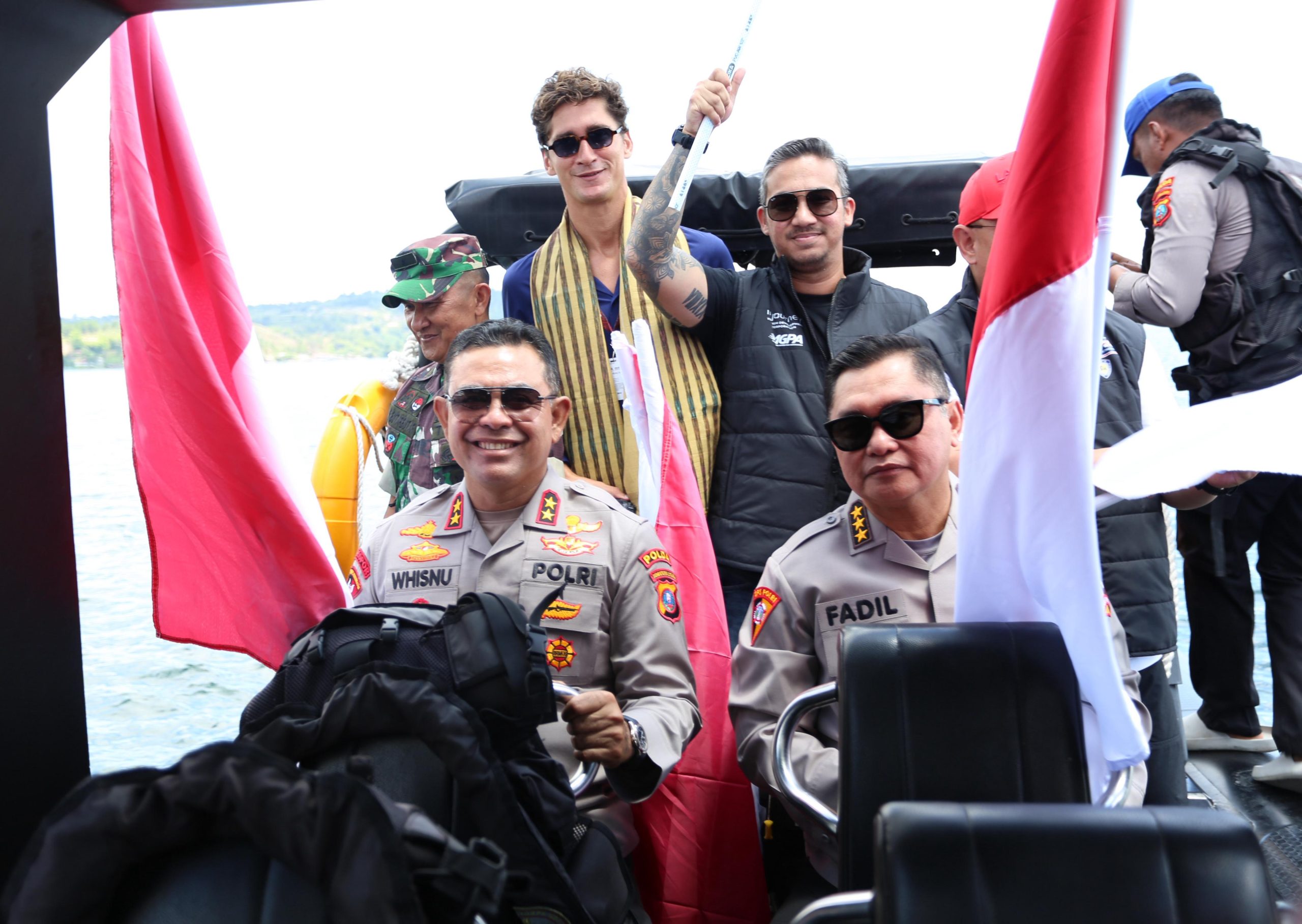 Kapolda Sumut Dan Astamaops Polri Cek Pengaman F1 Powerboat 2025