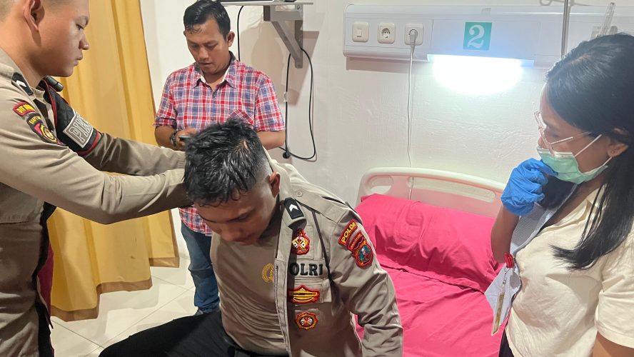 Unjuk Rasa Di DPRD Sumut, Sejumlah Personel Polisi Alami Luka Saat Pengamanan