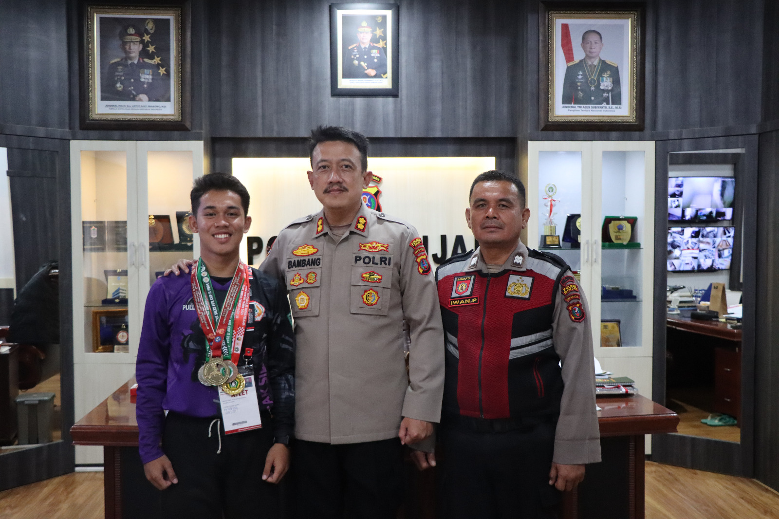 Kapolres Binjai, Undang Juara -1 Internasional Student Pencak Silat Indonesia Open Championship 2025