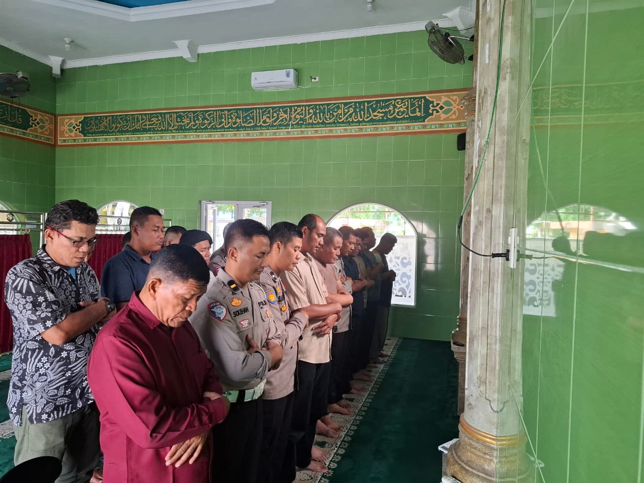 Polres Sergai Laksanakan Sholat Ghoib Doakan Driver Ojol Alm. Affan Kurniawan