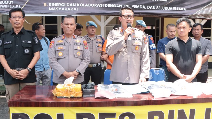 Tim Cobra Sat Reskrim Polres Binjai, Ungkap Pelaku Pembunuhan Di Kos-Kosan Kurang Dari 8 Jam