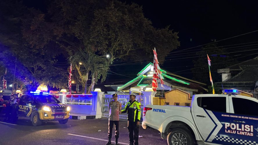 Polres Binjai Gelar Patroli Skala Besar (KRYD) Bersama TNI & Satpol PP