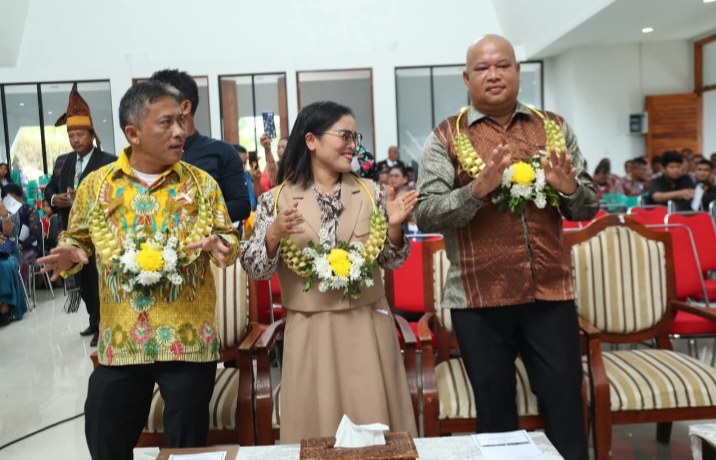 Pesta Peletakan Batu Pertama Gereja Kristen Protestan Simalungun (GKPS) di Adakan di Desa Boangmanalu Salak