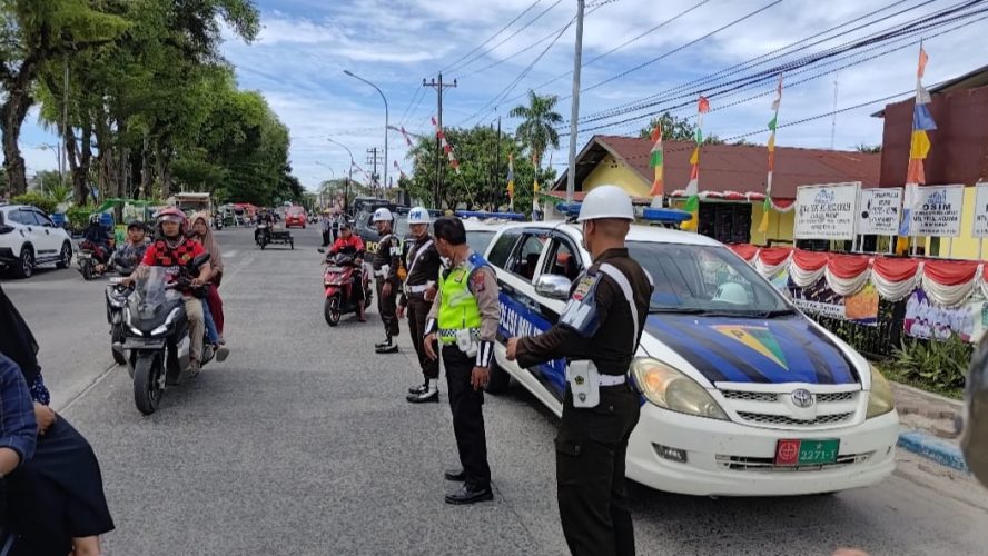 Polresta Deli Serdang Gelar Patroli Skala Besar Pasca Aksi Unjuk Rasa
