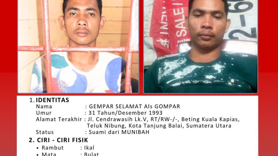 Polda Sumut Tetapkan Gempar Selamat Alias Gompar Sebagai Tersangka Narkotika, Kini Buron Dan Masuk DPO