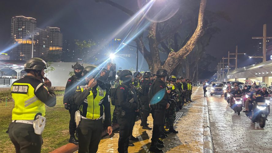 Patroli Gabungan Skala Besar TNI-Polri Kawal Keamanan Malam Akhir Pekan Di Kota Medan