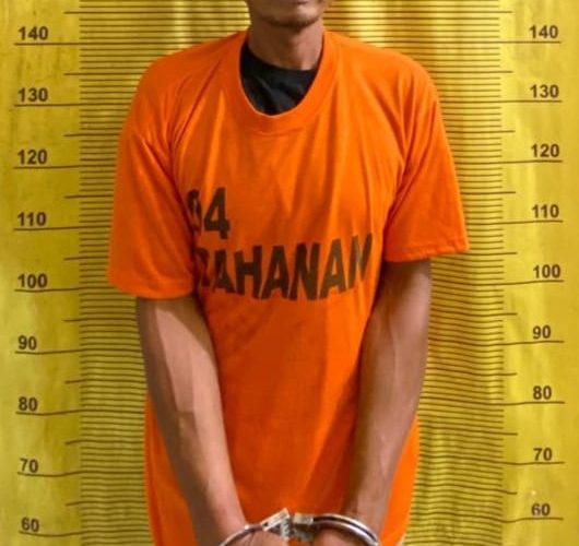Dikibuskan Masyarakat Seorang Bandar Narkoba Di Ciduk Polres Binjai