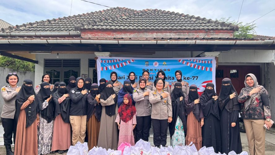 Srikandi Polri Berbagi Kasih: Polwan Polda Sumut Gelar Bakti Sosial HUT Ke-77