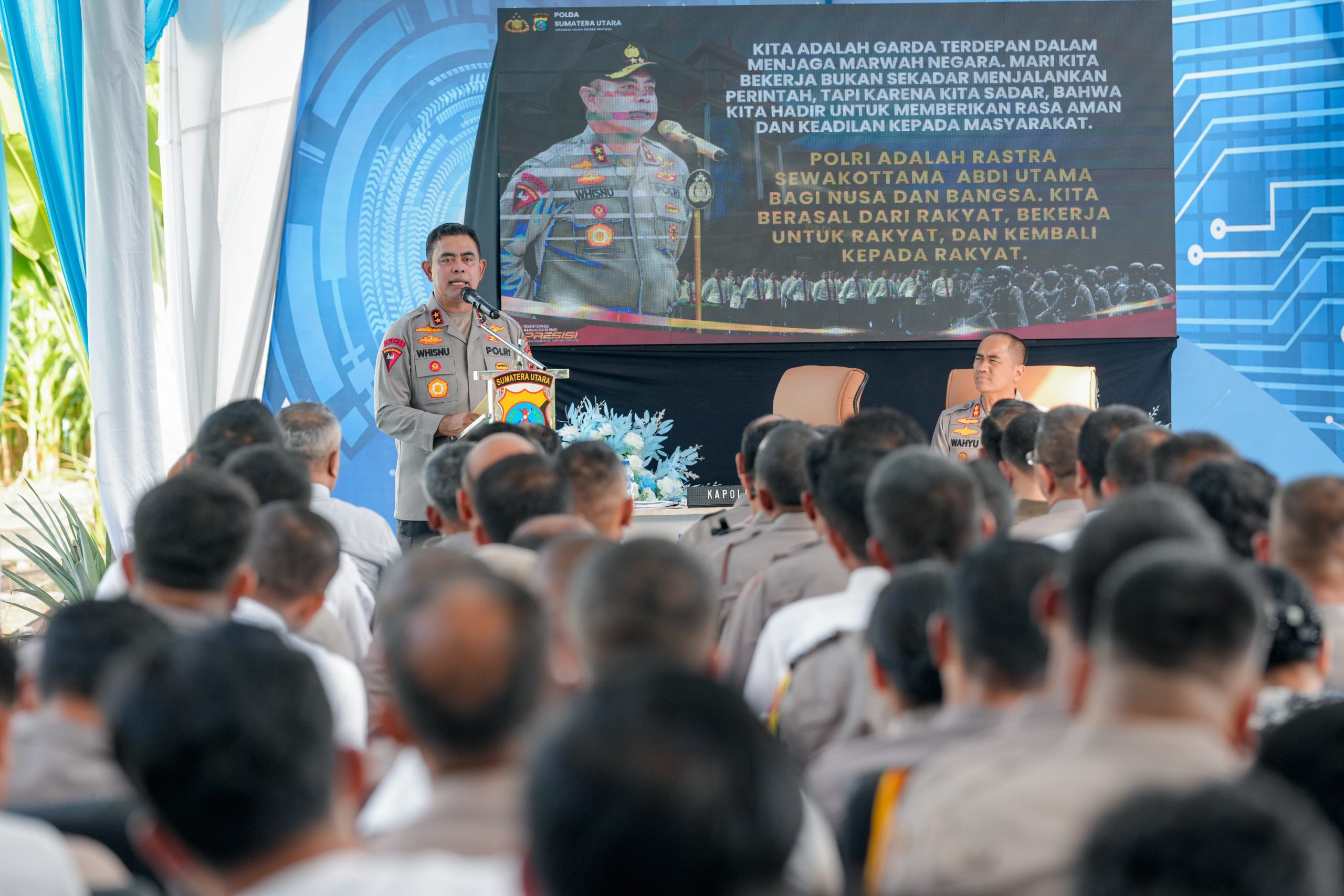 Kapolda Sumut Tekankan Respons Cepat dan Humanis, Polri Harus Jadi Wajah Kepercayaan Publik