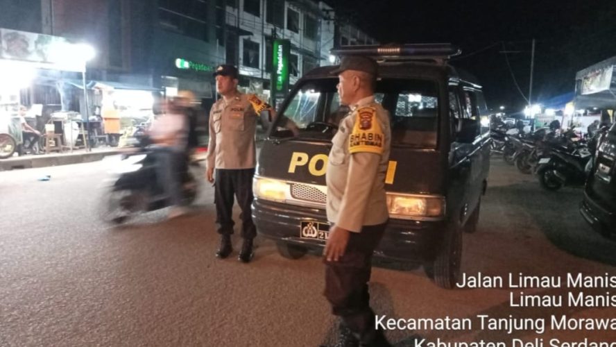 Jaga Kondusifitas di Wilkumnya, Polresta Deli Serdang Jajaran  Laksanakan Patroli Mobile dan Sambangi Warga