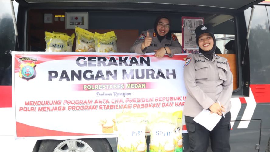 POLRESTABES MEDAN DALAM RANGKA MENDUKUNG PROGRAM ASTA CITA PRESIDEN REPUBLIK INDONESIA – POLRI MENJAGA PROGRAM STABILITAS PASOKAN DAN HARGA PANGAN
