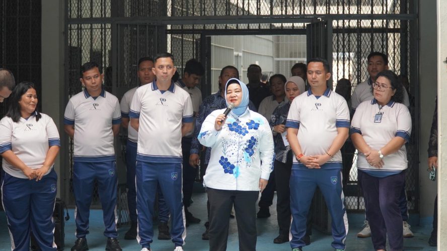Rutan Kelas I Medan Terima Kunjungan Direktur Perawatan Kesehatan dan Rehabilitasi Ditjen PAS