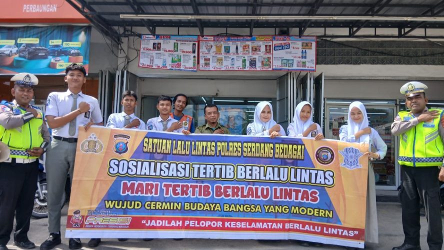 Satlantas Polres Sergai Gencarkan Patroli Dan Sosialisasi Keselamatan Berkendara