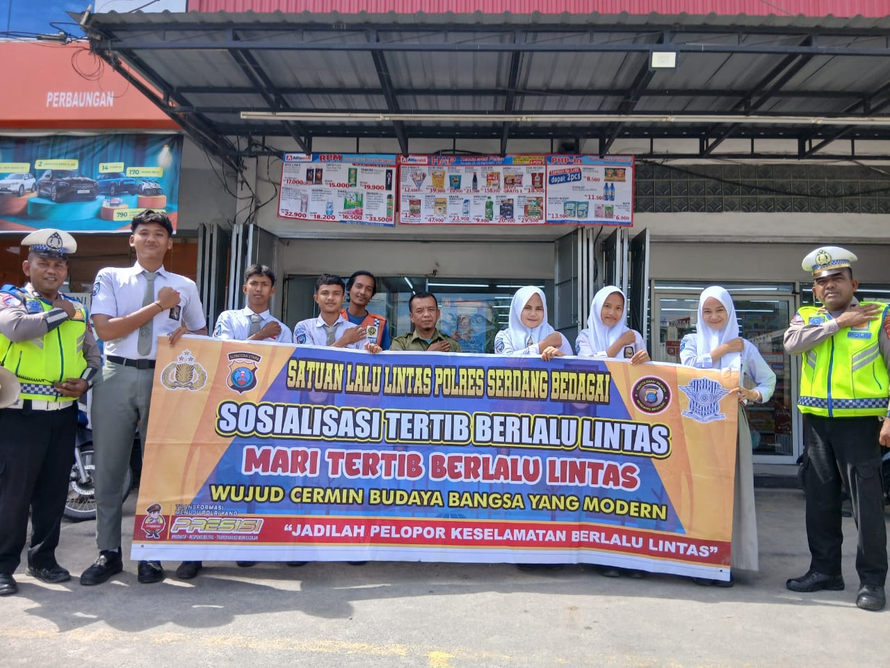 Satlantas Polres Sergai Gencarkan Patroli Dan Sosialisasi Keselamatan Berkendara