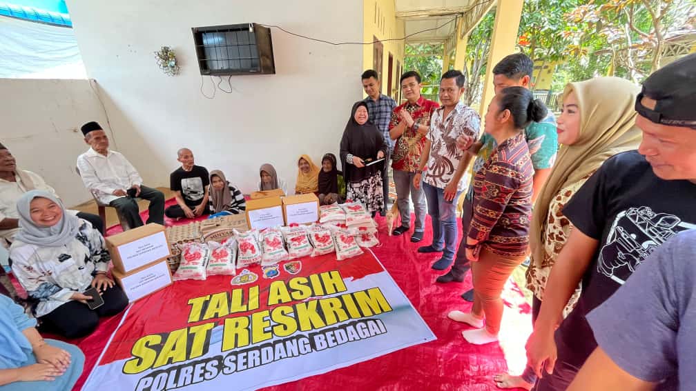 Kasih Sayang Tidak Terhalang, Kasat Reskrim Bersama Para Anggota Satreskrim Melaksanakan Tali Asih Ke Yayasan Sosial Nurul Jannah