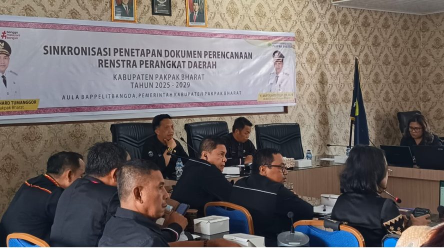 Pemkab Pakpak Bharat Gelar Sinkronisasi Penetapan Dokumen Perencanaan 2025–2029